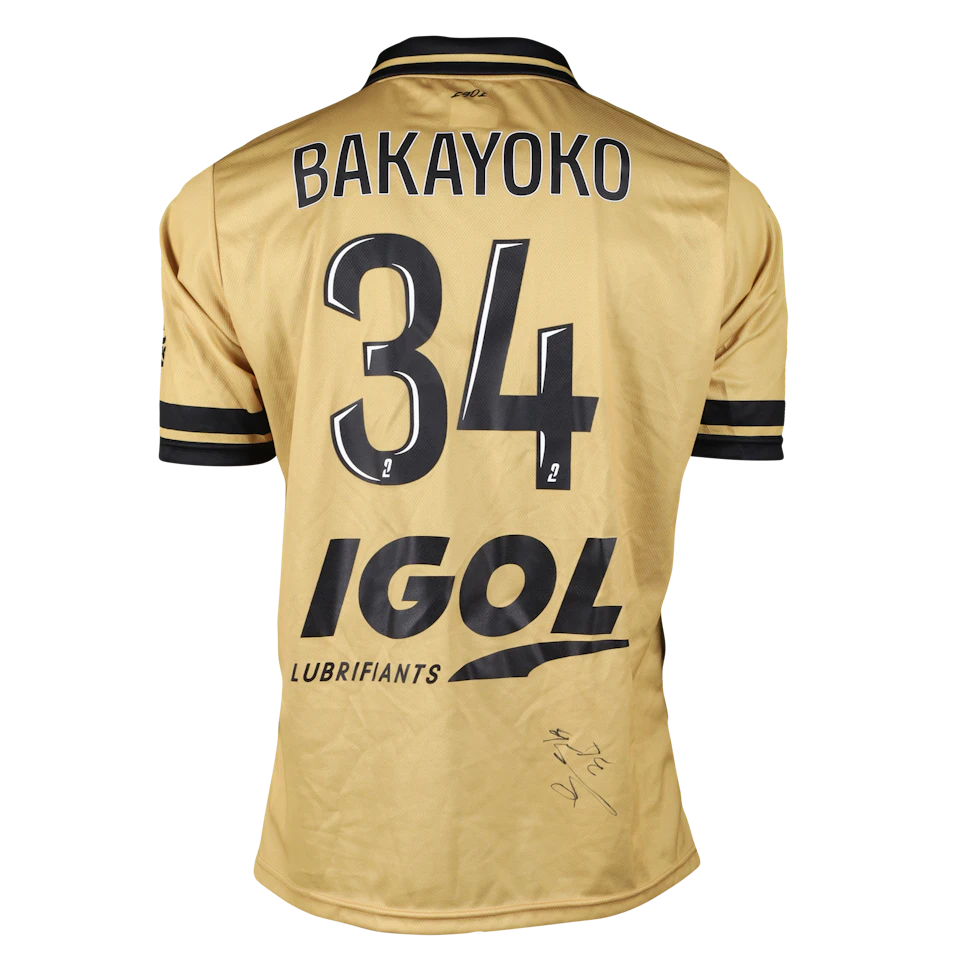 来自Amiens SC的Siaka Bakayoko球衣