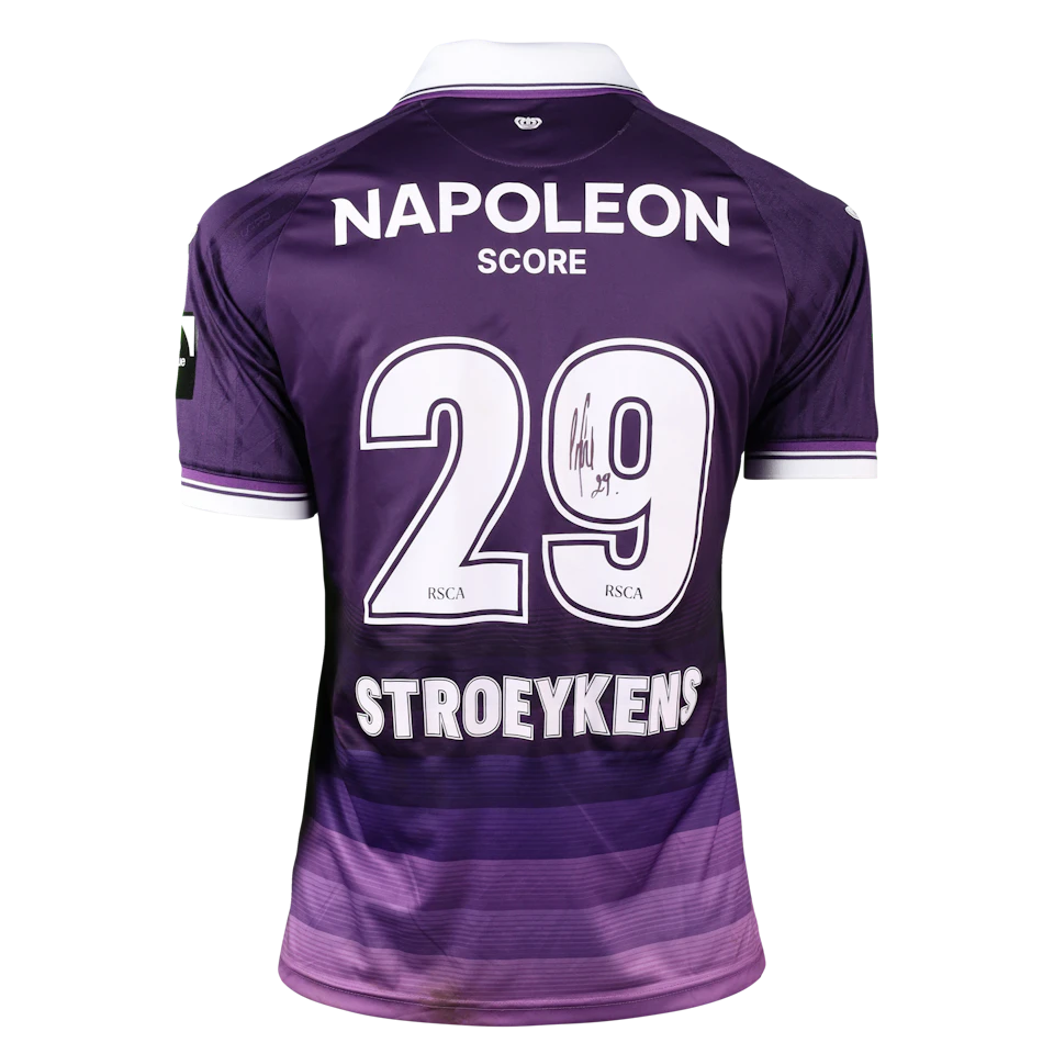 Mario Stroeykens RSC Anderlecht shirt