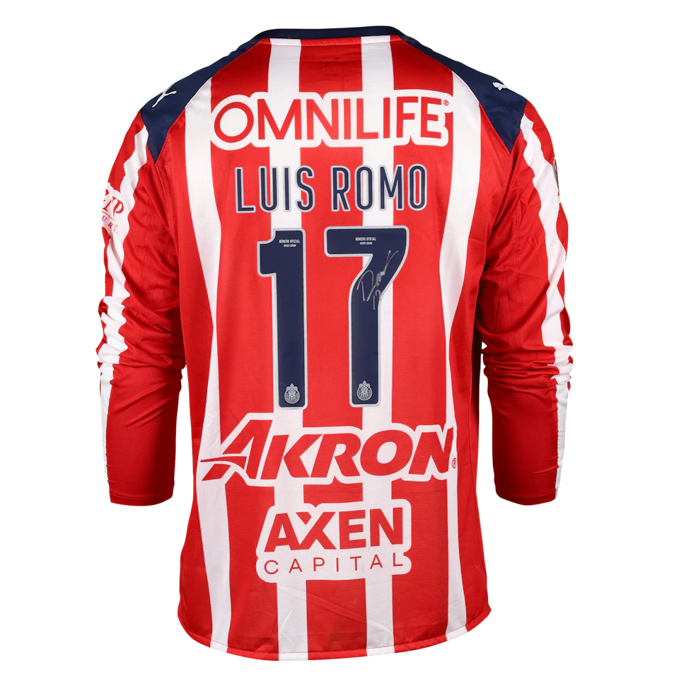 Camisola de Luis Francisco Romo Barrón, Chivas Guadalajara