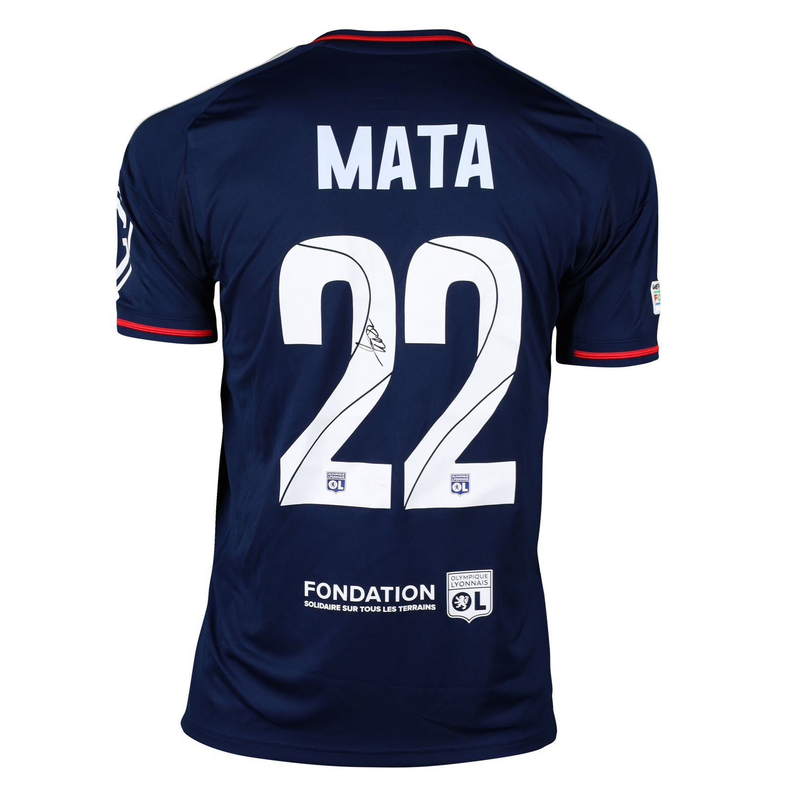 Clinton Mata Olympique Lyonnais shirt