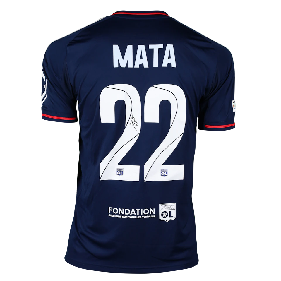 Clinton Mata Olympique Lyonnais shirt