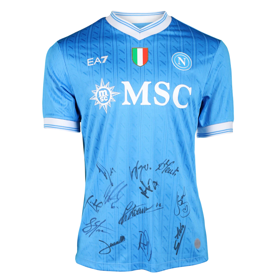Squad Signed Shirt | SSC Napoli | MatchWornShirt Squad Signed Shirt | SSC Napoli | MatchWornShirt