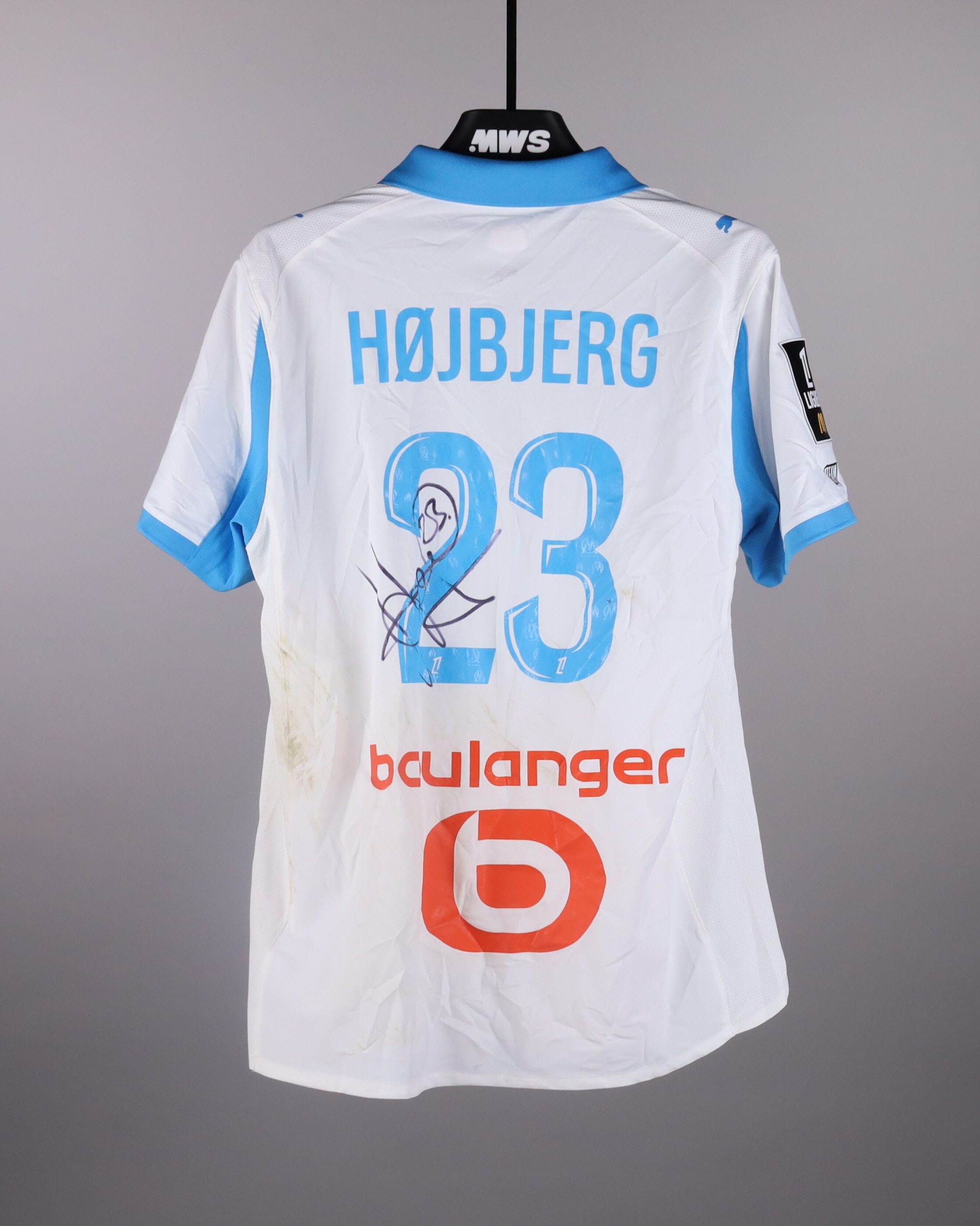 Pierre-Emile Højbjerg Olympique de Marseille shirt