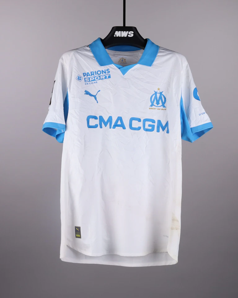 来自Olympique de Marseille的Timothy Weah球衣