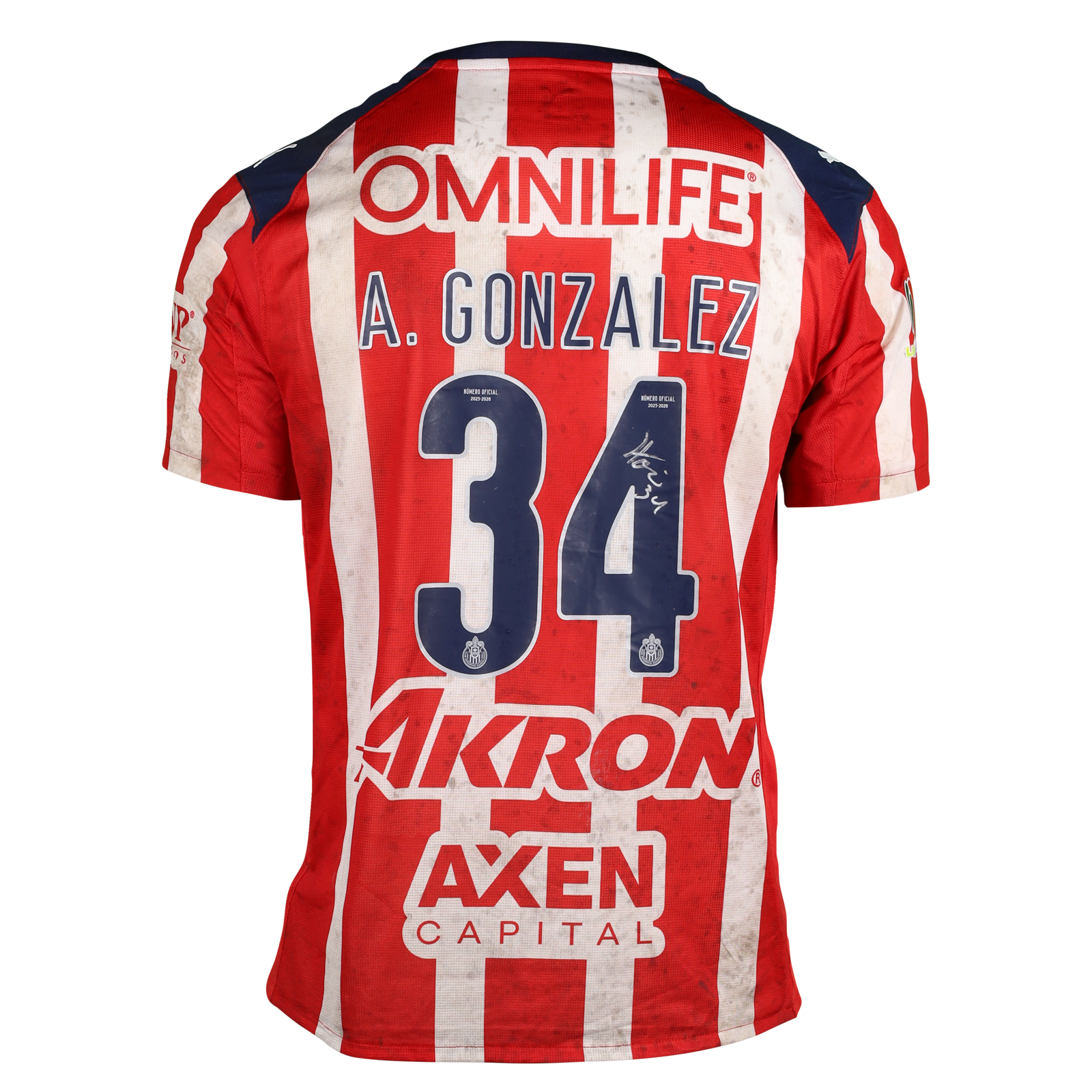 Armando González Chivas Guadalajara jersey