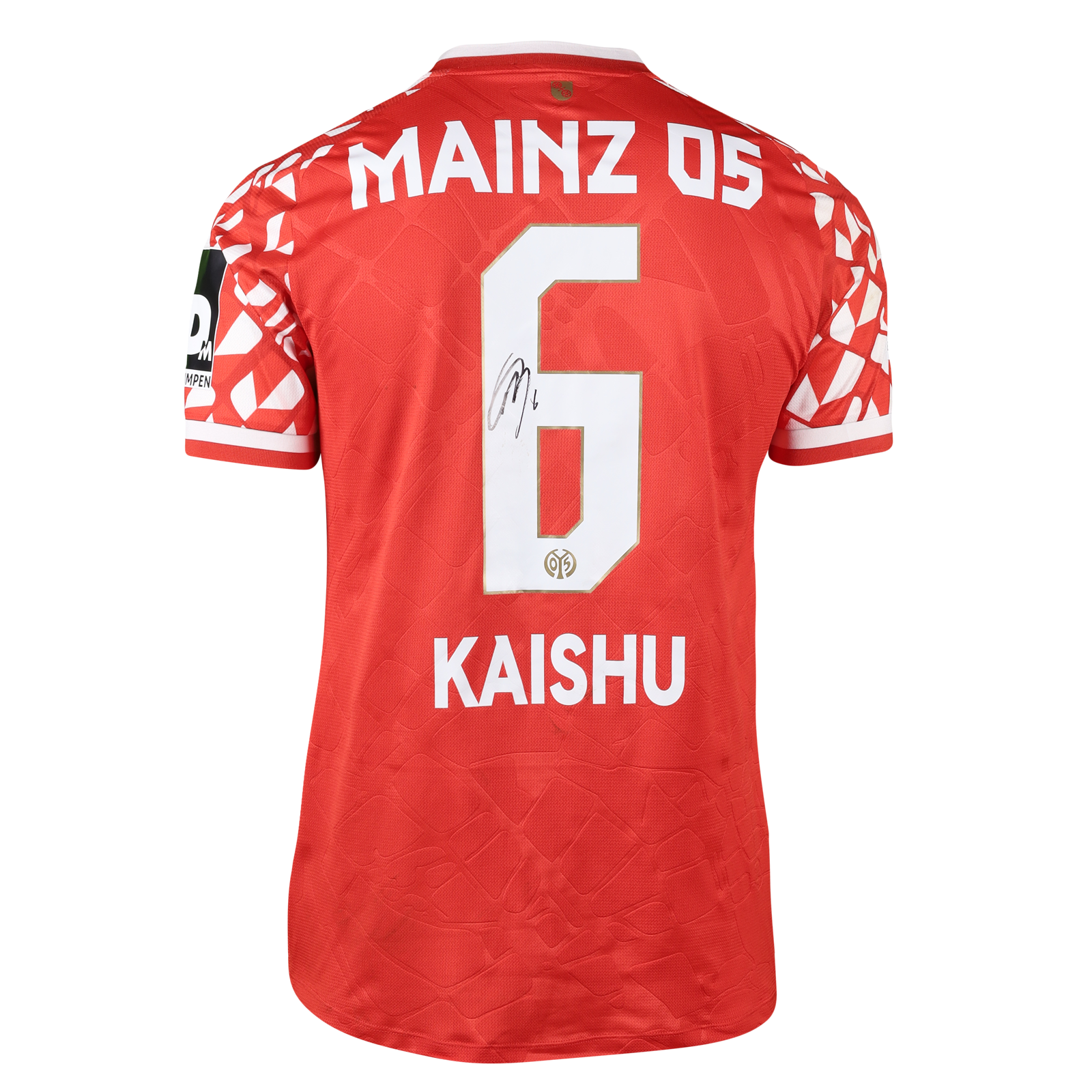 Kaishu Sano 佐野海舟 | Mainz 05 - Borussia Dortmund | MatchWornShirt