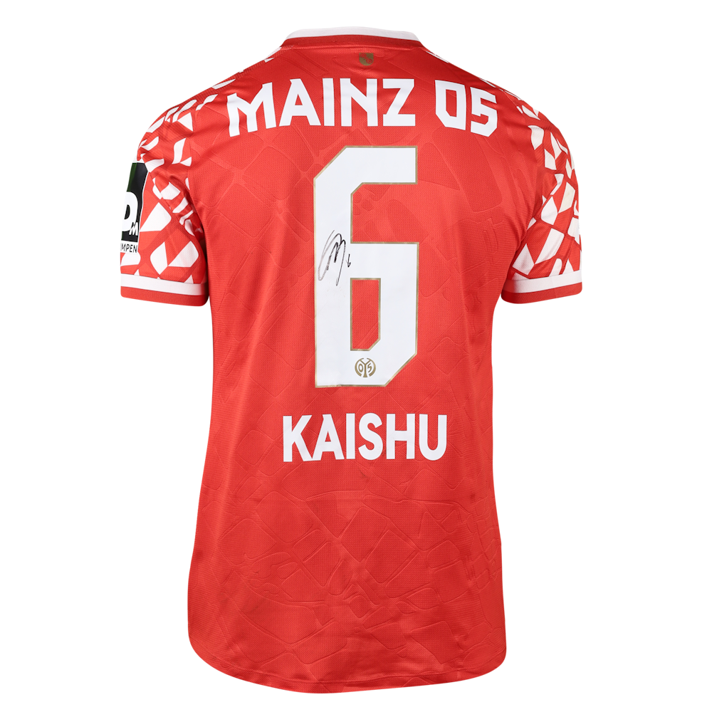 Kaishu Sano 佐野海舟 | Mainz 05 - Borussia Dortmund | MatchWornShirt