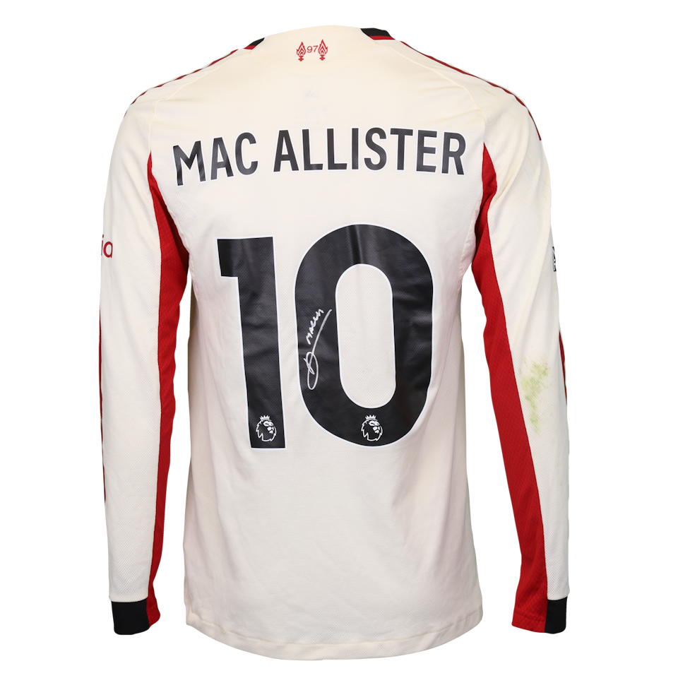 Alexis Mac Allister Liverpool shirt