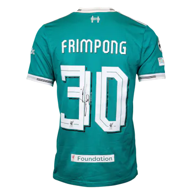 Jeremie Frimpong Liverpool のシャツ