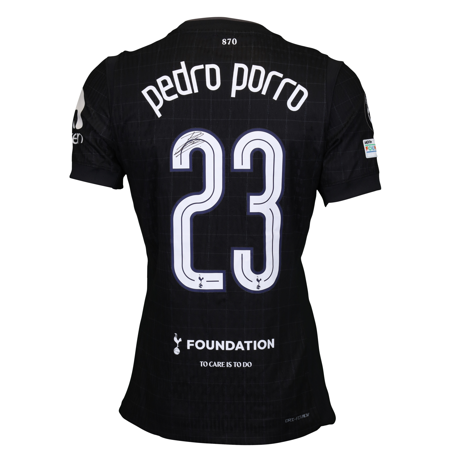 Pedro Porro Tottenham Hotspur shirt