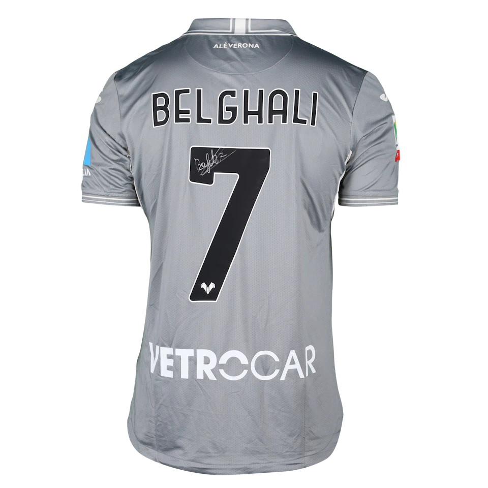 来自Hellas Verona FC的Rafik Belghali球衣