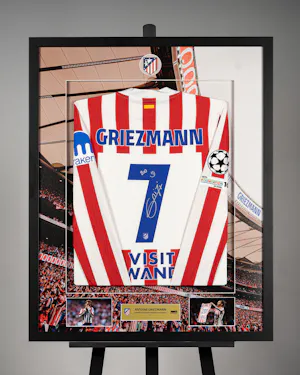 Limited Edition Framed Griezmann Shirt 200 Goals - 1