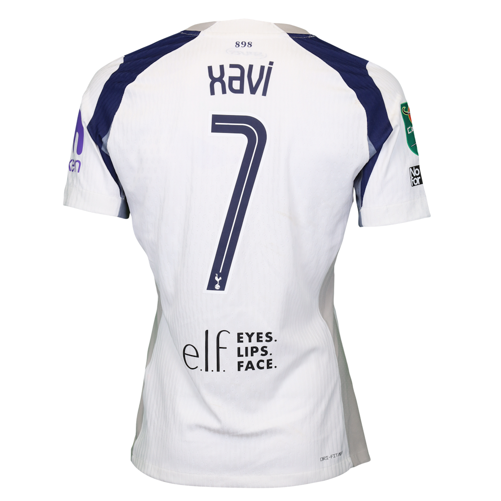 Xavi Simons | Tottenham Hotspur - Doncaster Rovers | MatchWornShirt