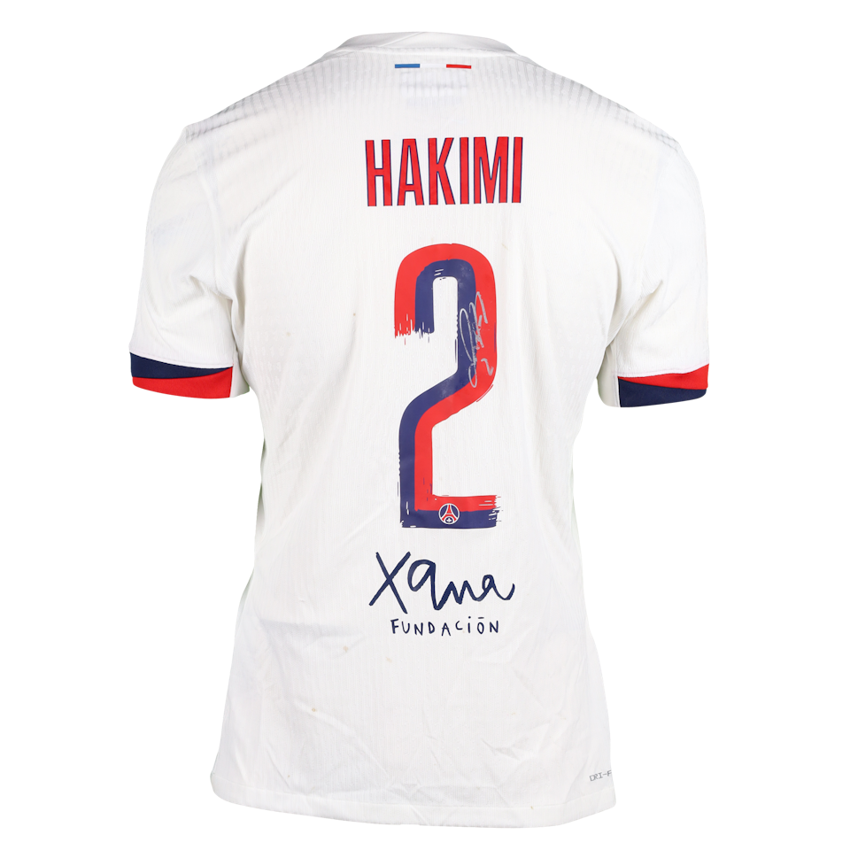 Achraf Hakimi | FC Barcelona - Paris Saint-Germain | MatchWornShirt