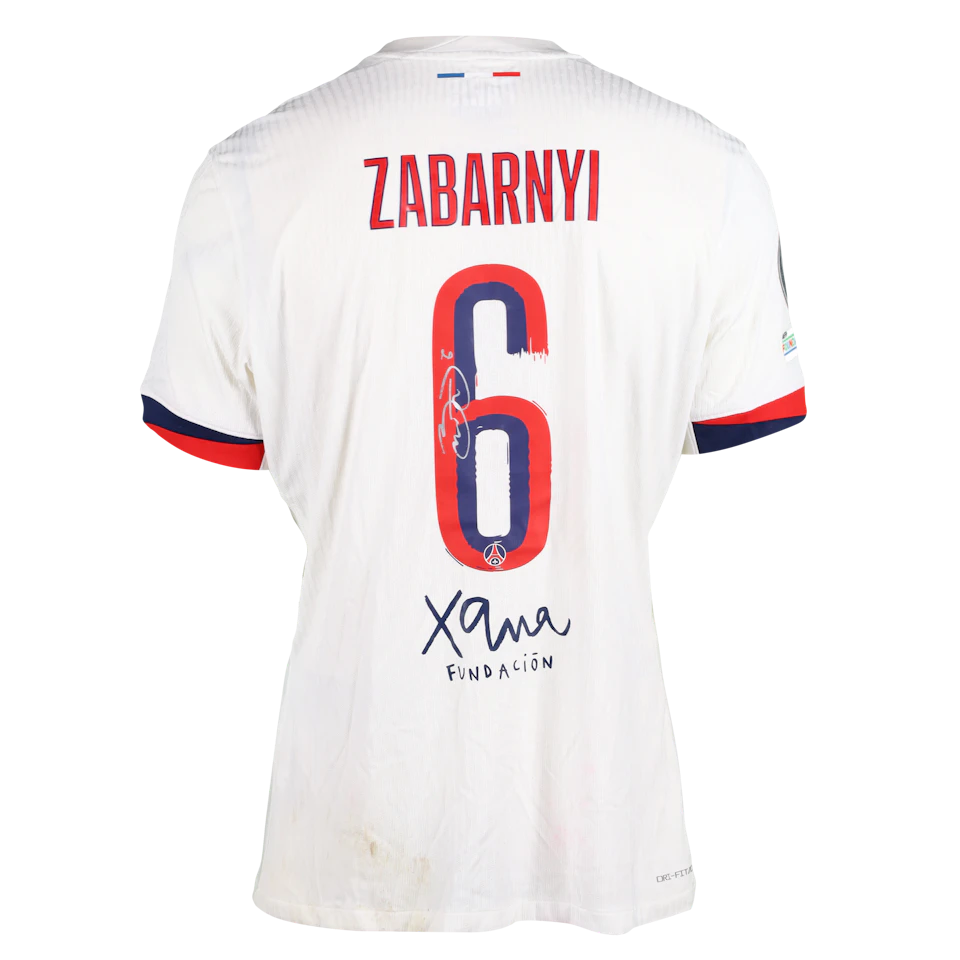 来自Paris Saint-Germain的Illia Zabarnyi球衣