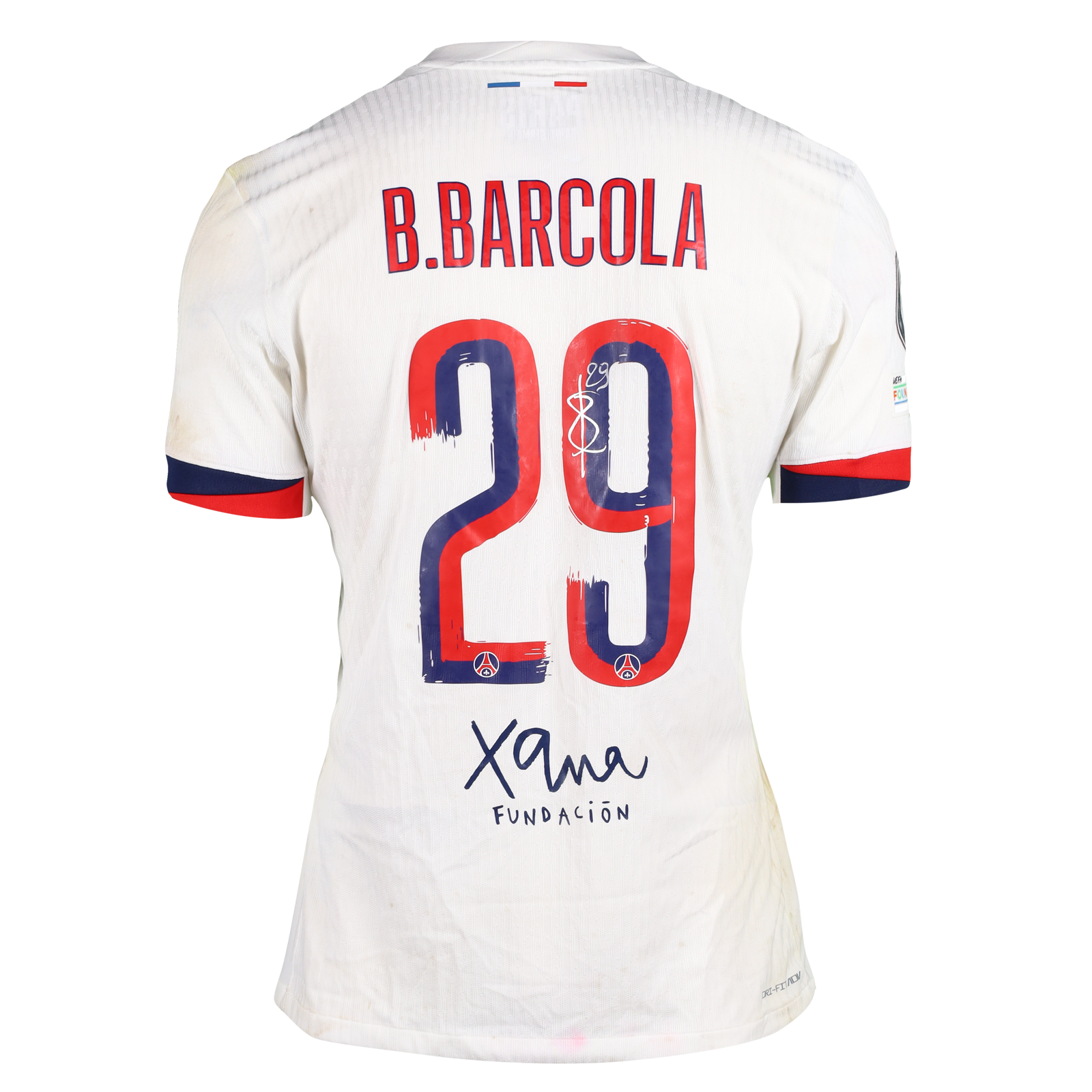 Bradley Barcola Paris Saint-Germain shirt