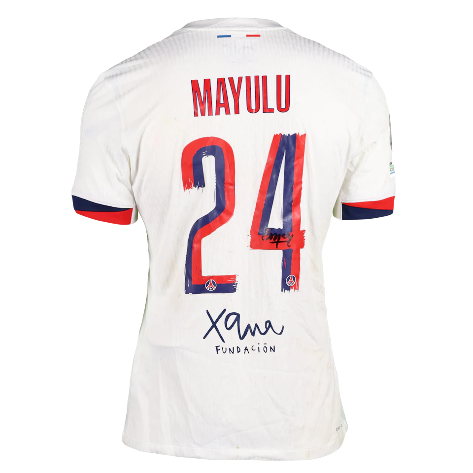 来自Paris Saint-Germain的Senny Mayulu球衣