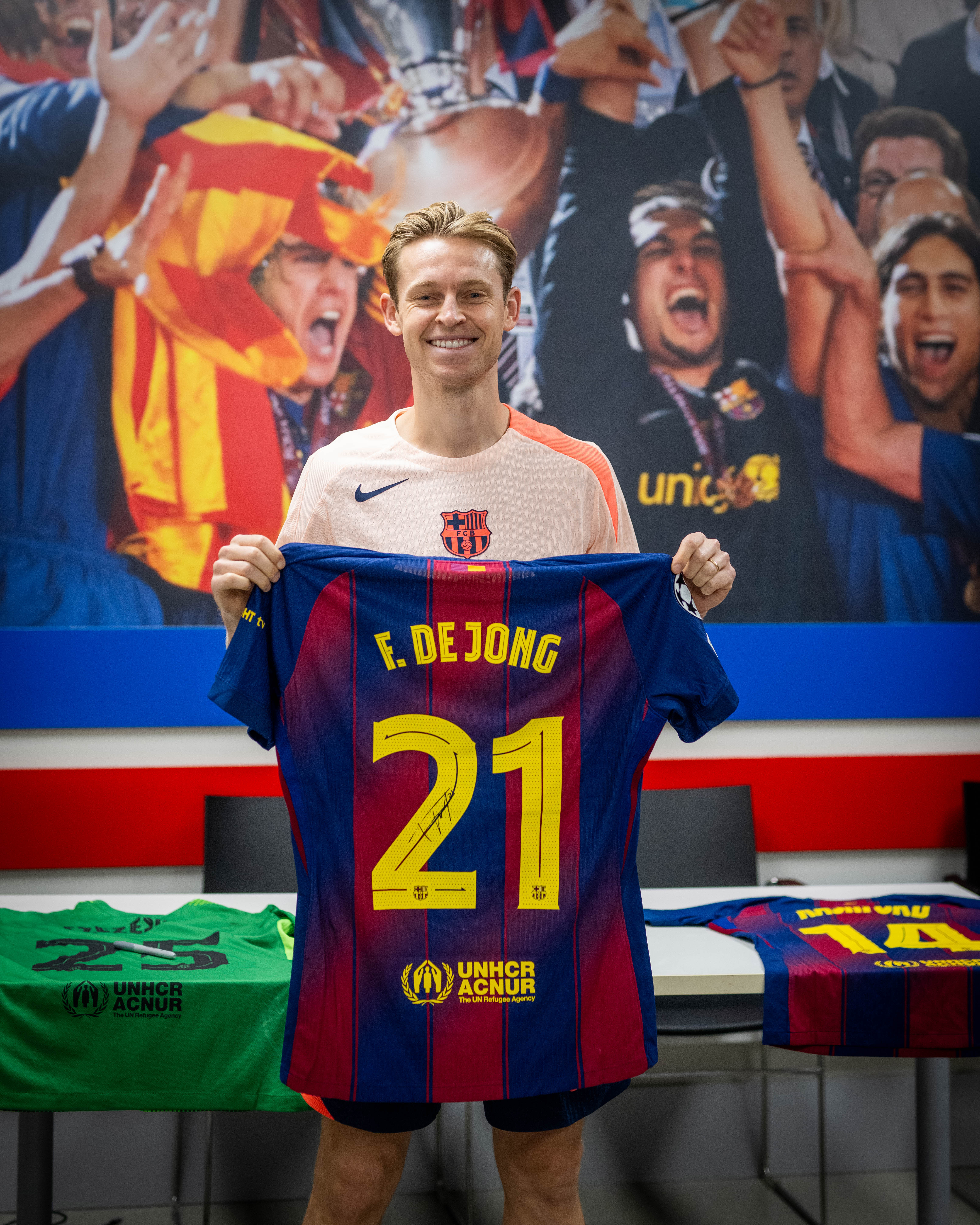 Frenkie de Jong | FC Barcelona - Paris Saint-Germain | MatchWornShirt