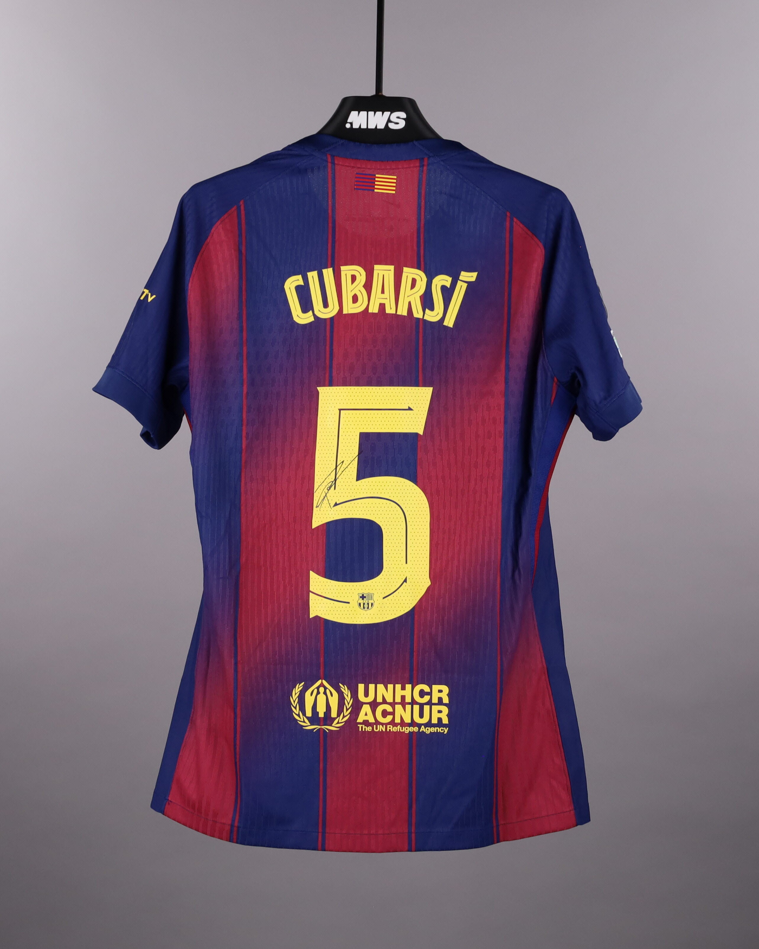 Pau Cubarsí | FC Barcelona - Paris Saint-Germain | MatchWornShirt