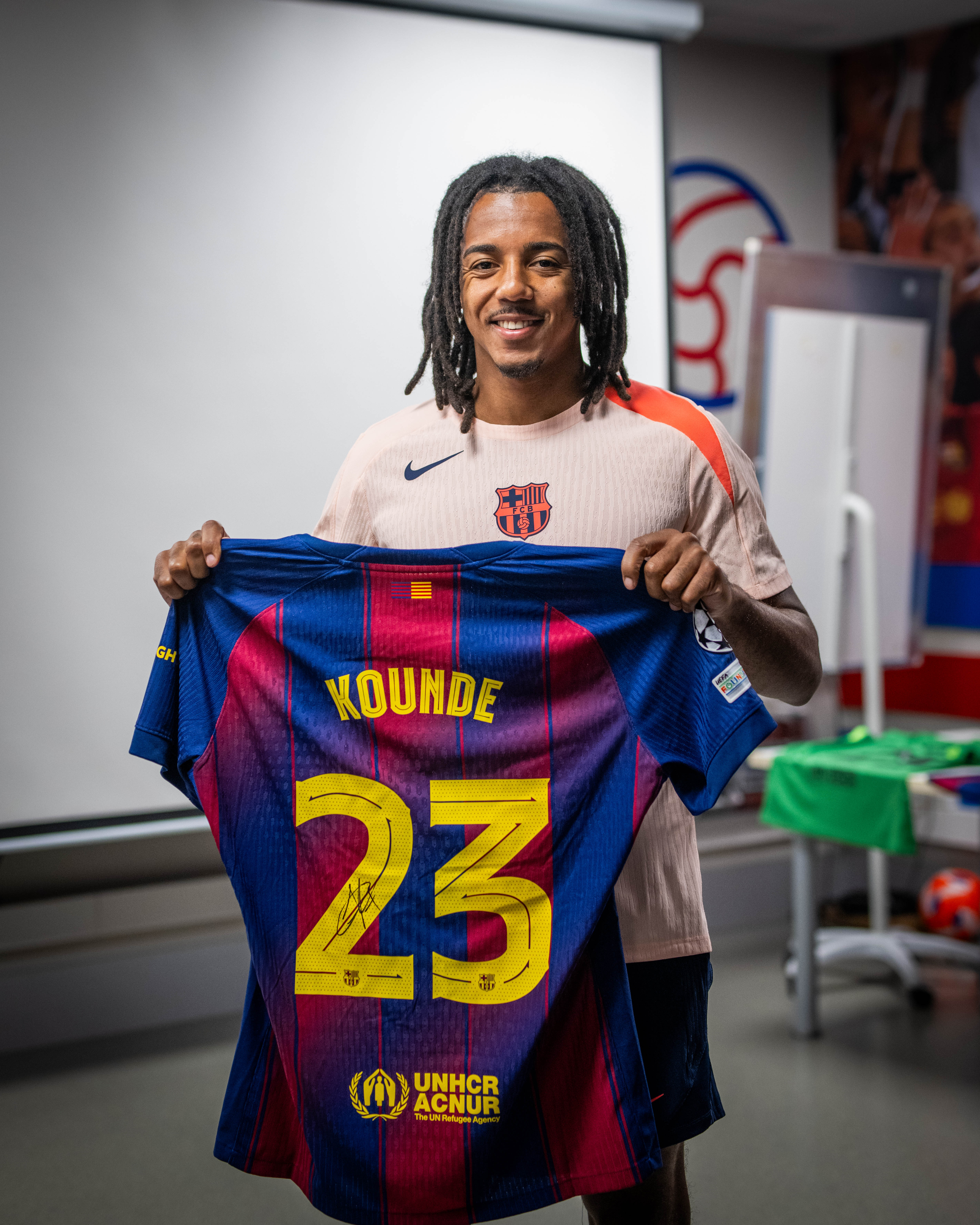 Jules Koundé | FC Barcelona - Paris Saint-Germain | MatchWornShirt