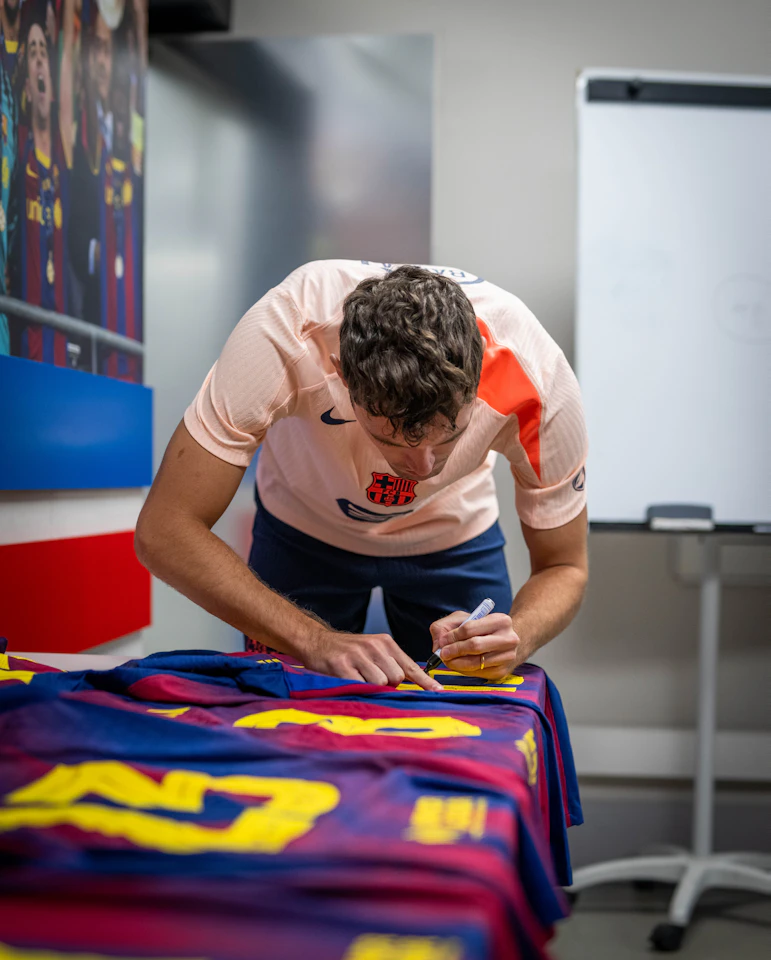 Andreas Christensen FC Barcelona camisa.