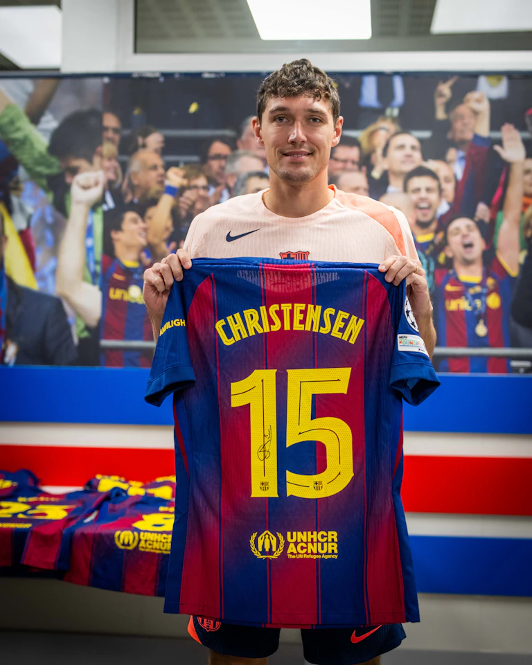 Andreas Christensen FC Barcelona camisa.