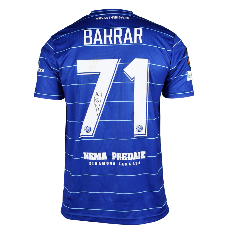 来自Dinamo Zagreb的Monsef Bakrar球衣