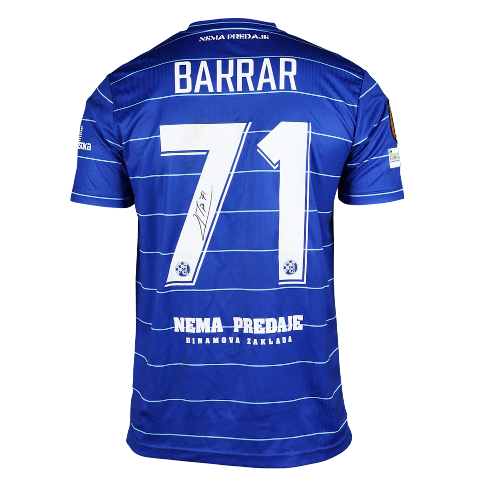 来自Dinamo Zagreb的Monsef Bakrar球衣