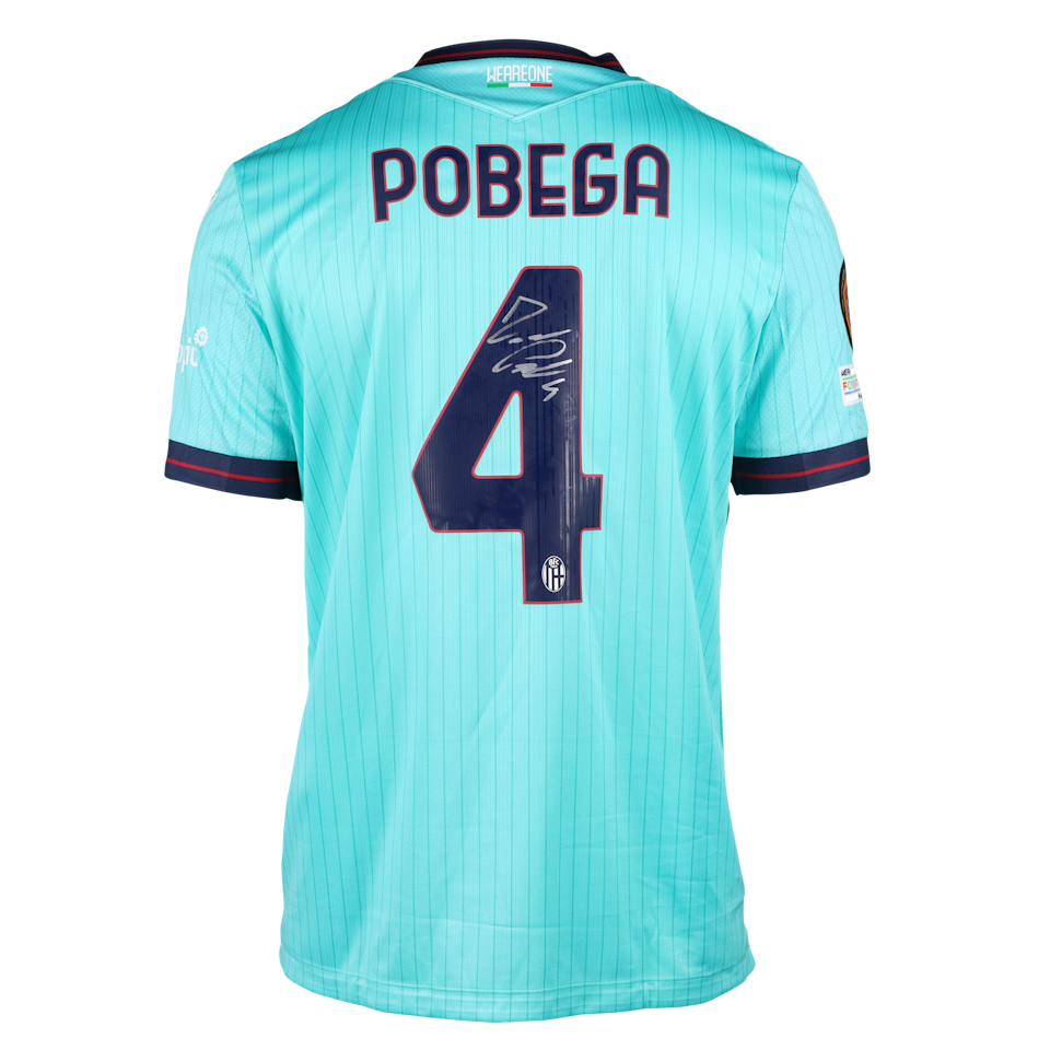 Tommaso Pobega Bologna Fc 1909 SC Freiburg MatchWornShirt