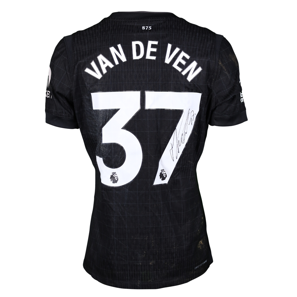 Micky van de Ven | Leeds United - Tottenham Hotspur | MatchWornShirt