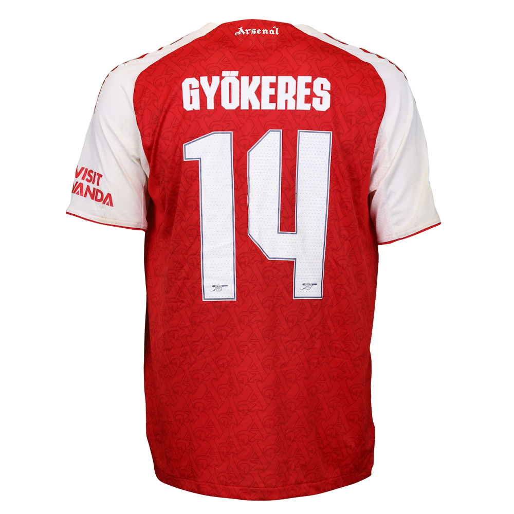 Viktor Gyökeres | Arsenal - Olympiacos | MatchWornShirt