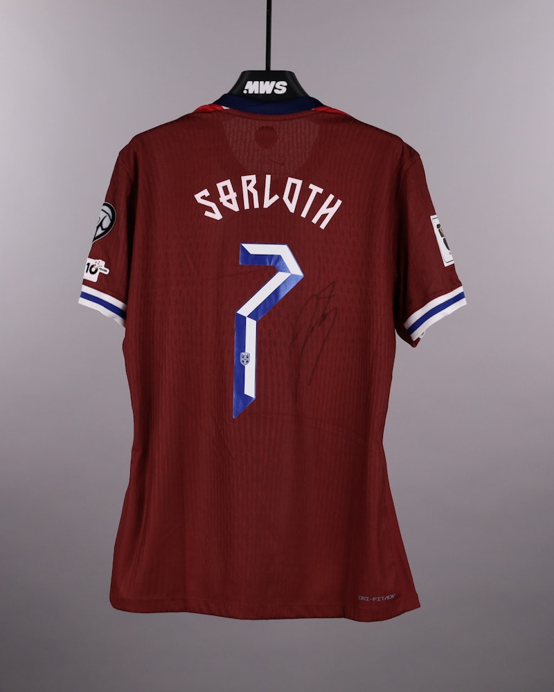 Alexander Sørloth | Norway - Israel | MatchWornShirt