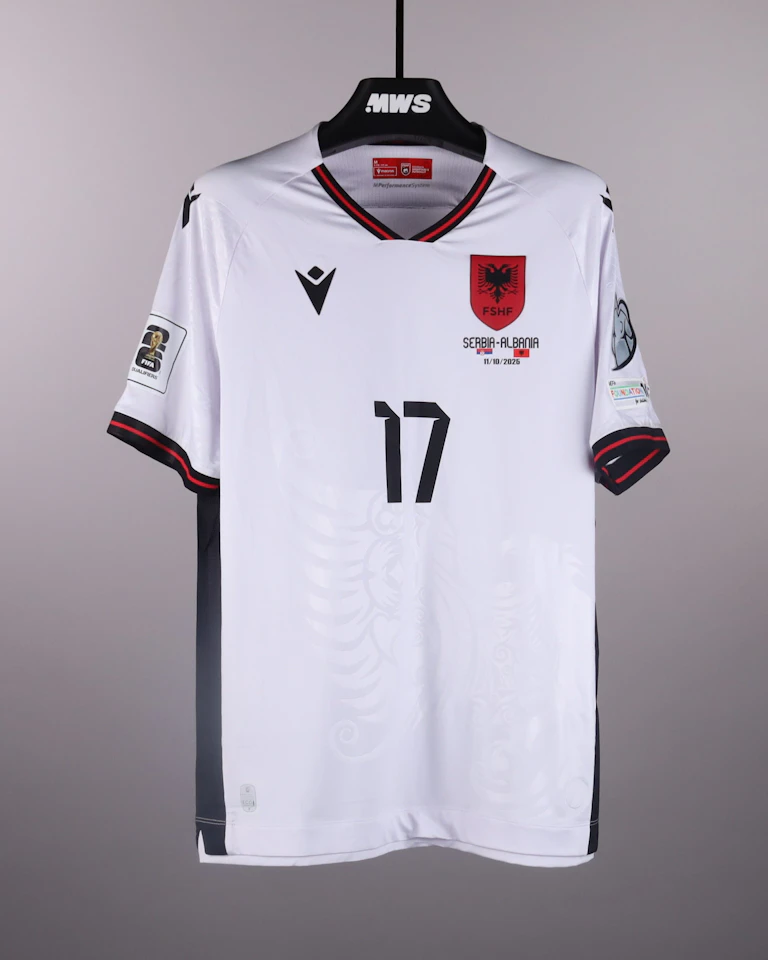 来自Albania的Naser Aliji球衣