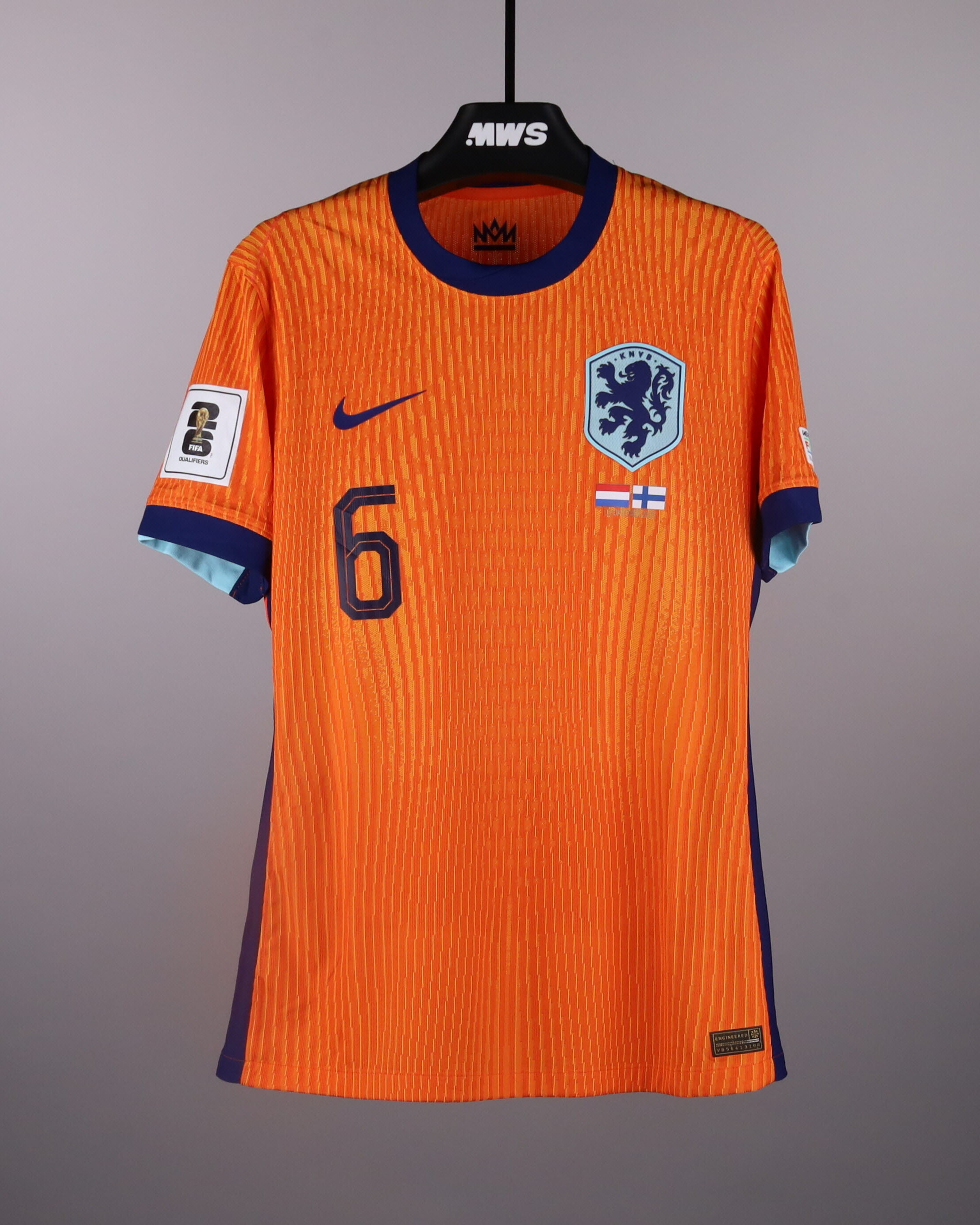 Stefan de Vrij | Netherlands - Finland | MatchWornShirt