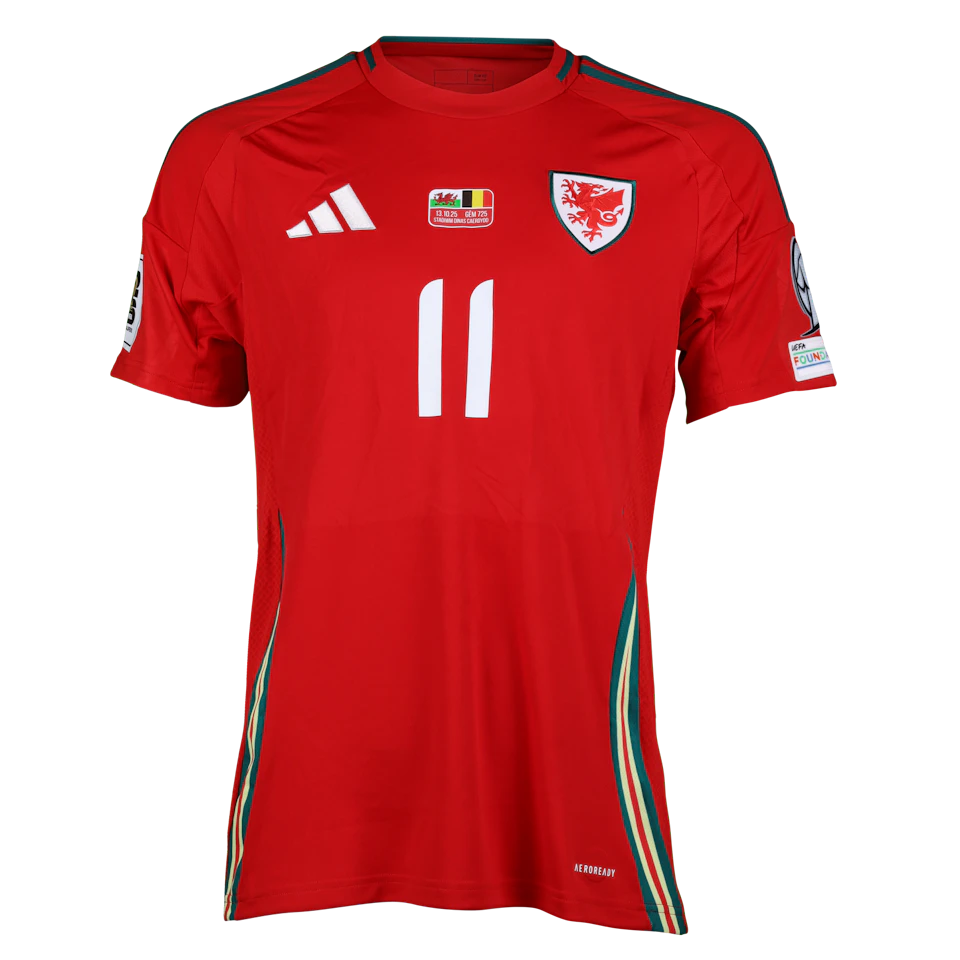 Brennan Johnson Wales shirt