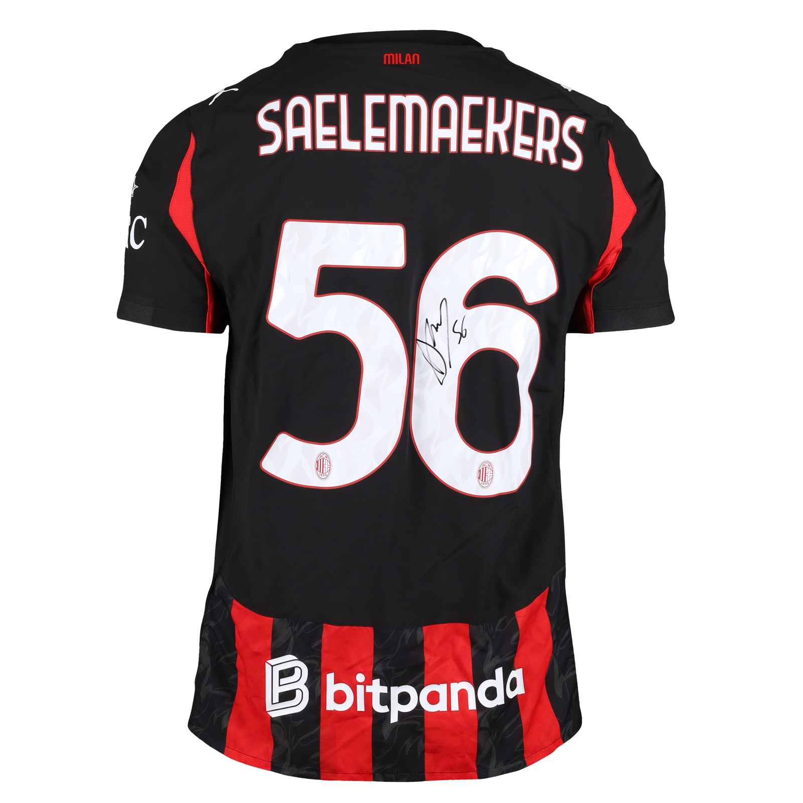 Alexis Saelemaekers | Juventus FC - AC Milan | MatchWornShirt