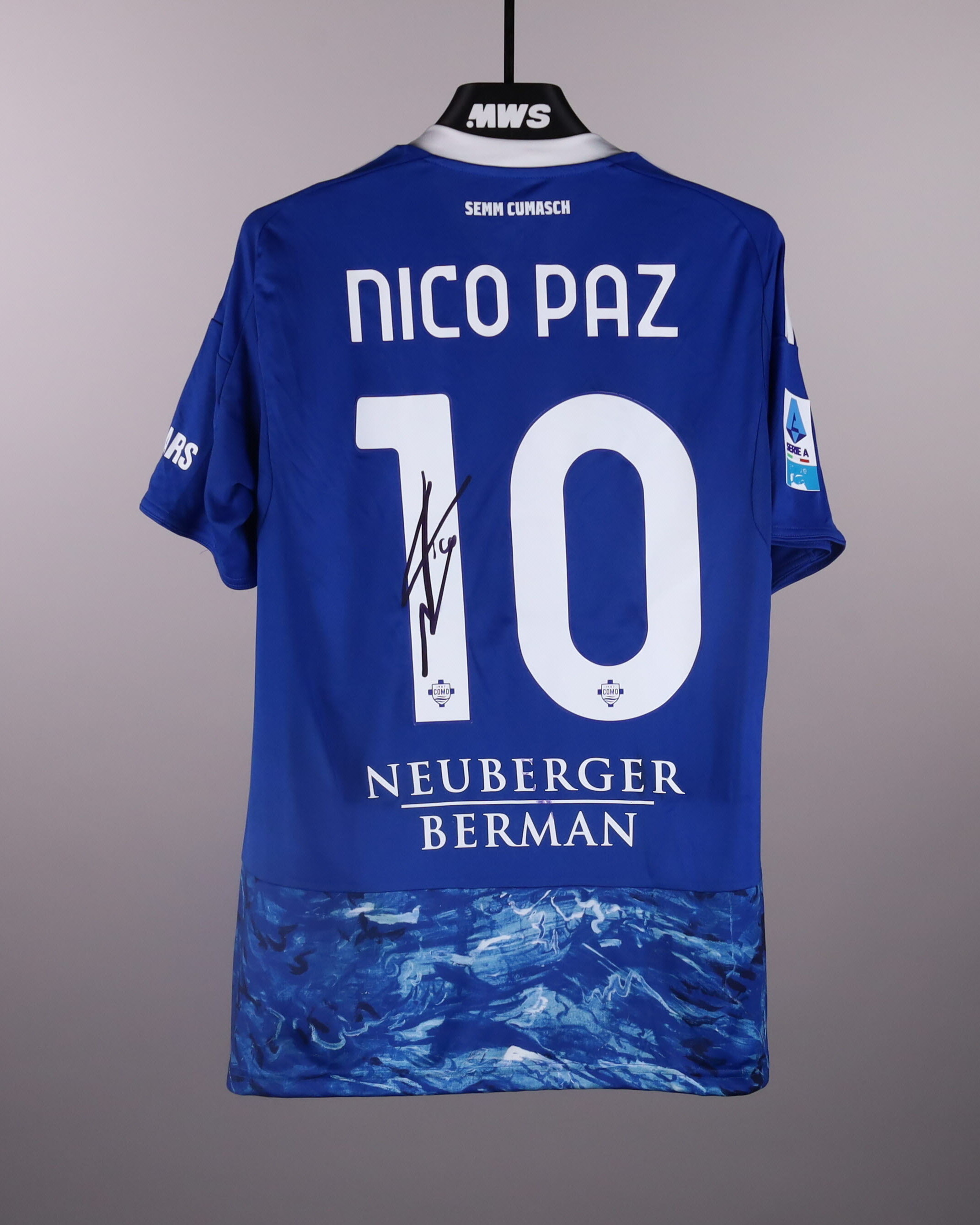 【ラスト1】　Como 1907 Nico Paz 10 ユニフォーム　ニコパス Nico Paz | Como 1907 - Juventus FC | MWS