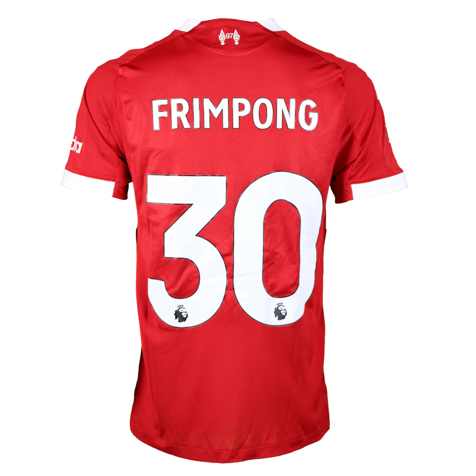 Jeremie Frimpong Liverpool jersey