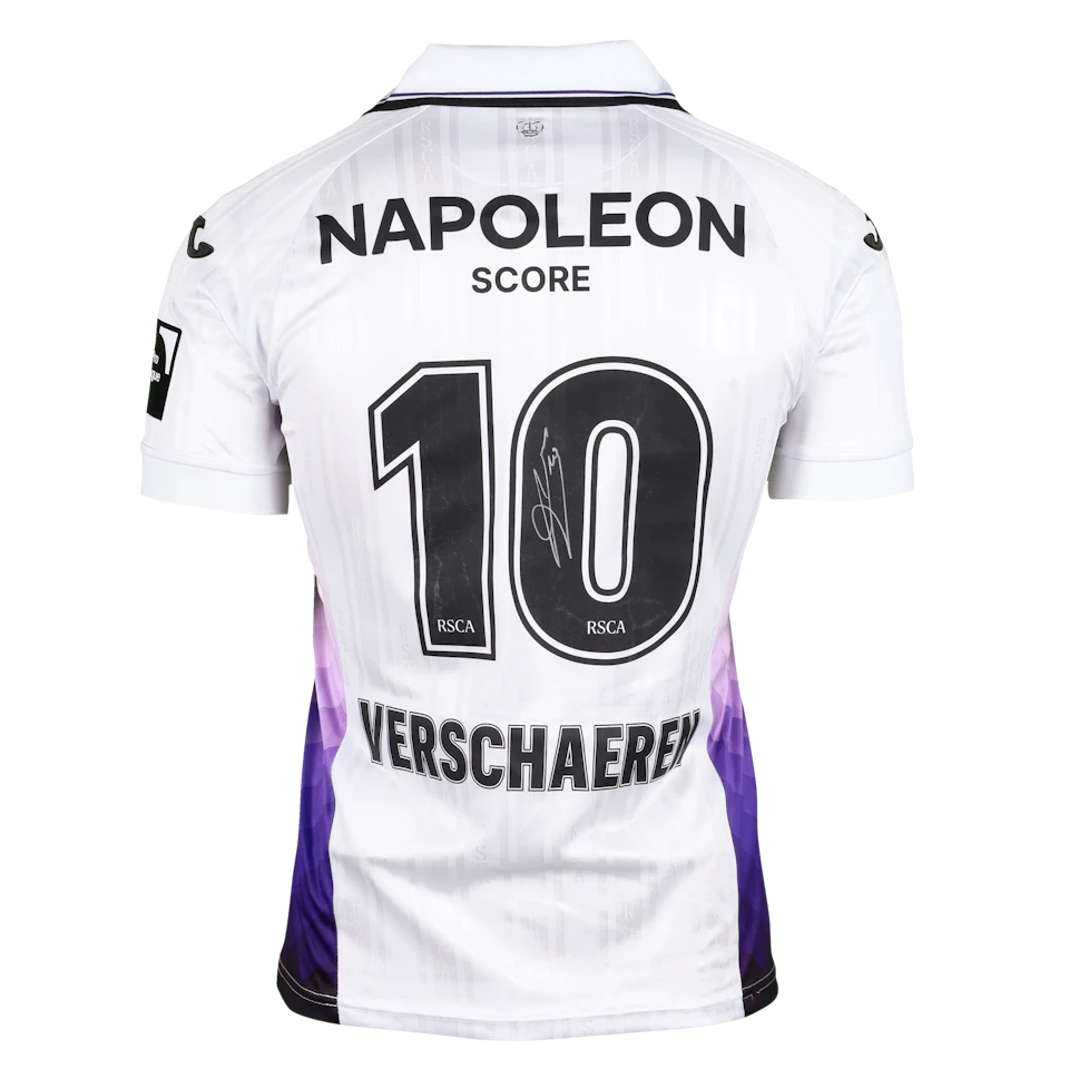 Yari Verschaeren RSC Anderlecht shirt