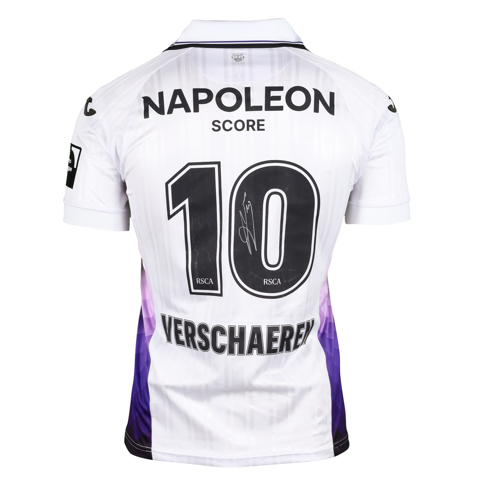 Yari Verschaeren RSC Anderlecht shirt