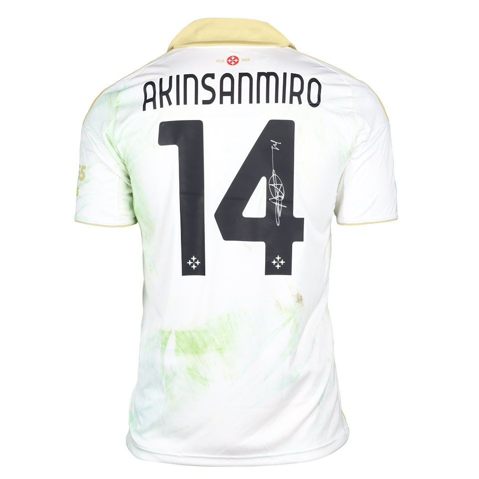 Ebenezer Akinsanmiro Pisa SC shirt