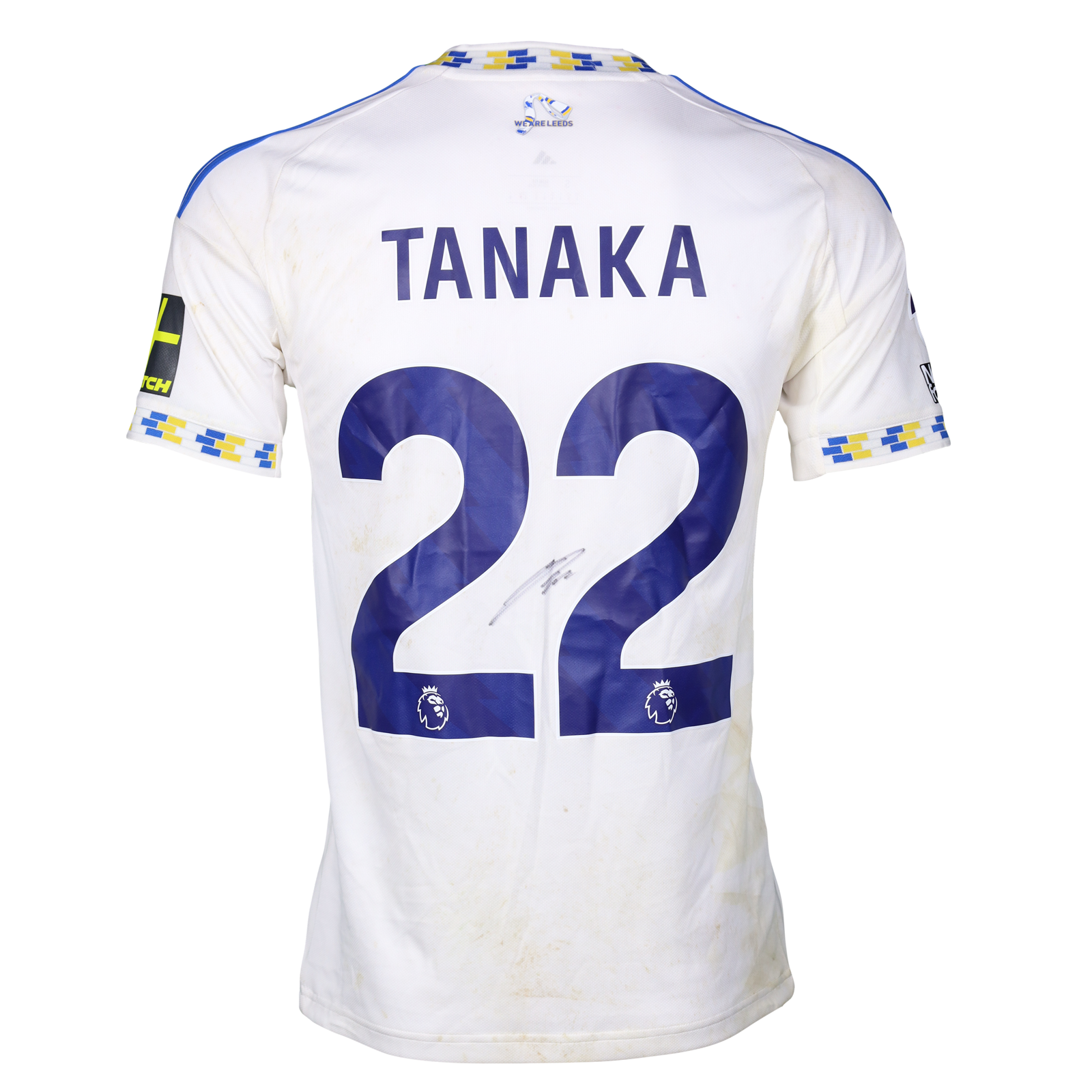 Ao Tanaka 田中碧 | Leeds United - West Ham United | MatchWornShirt