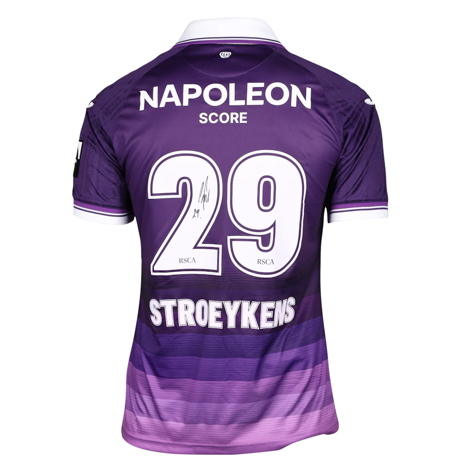 Mario Stroeykens RSC Anderlecht shirt
