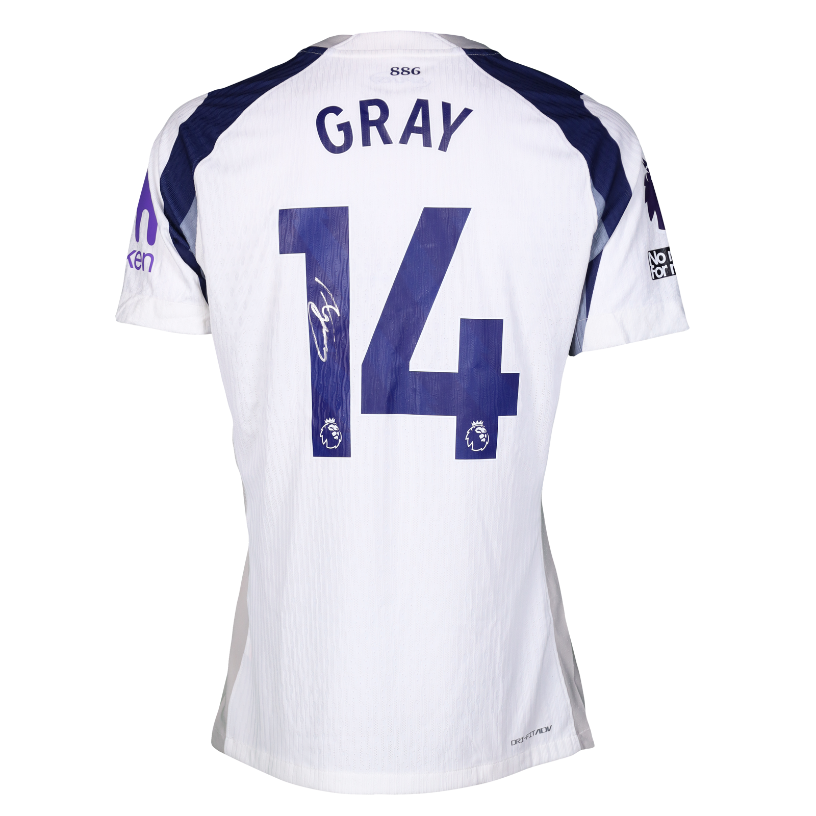 Archie Gray | Everton - Tottenham Hotspur | MatchWornShirt