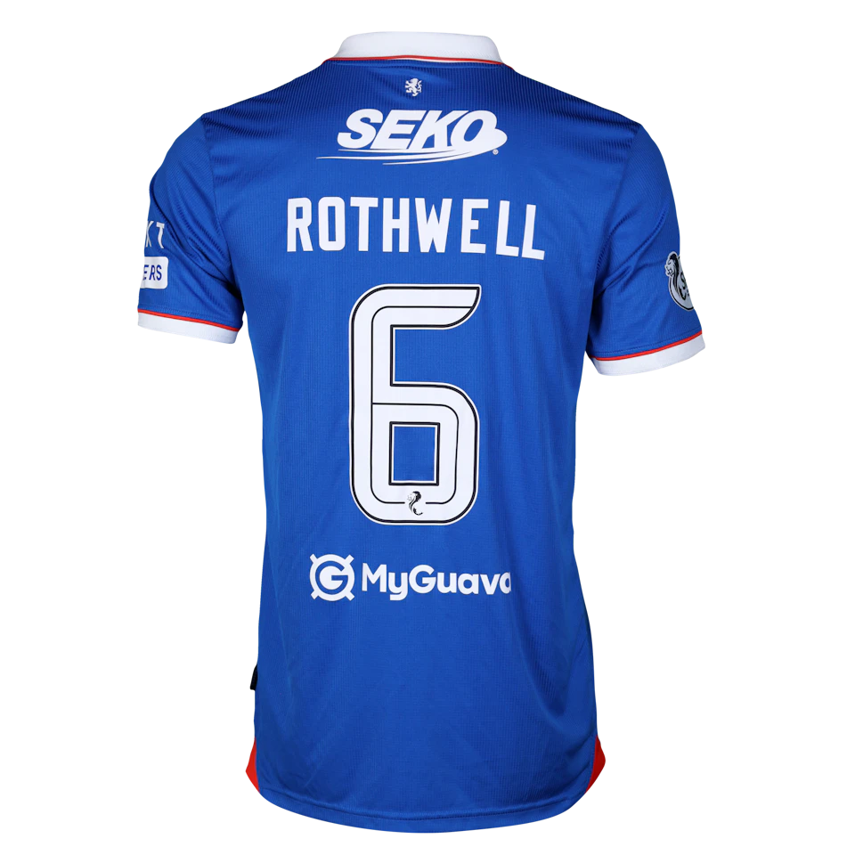 Joe Rothwell | Rangers - Kilmarnock | MatchWornShirt