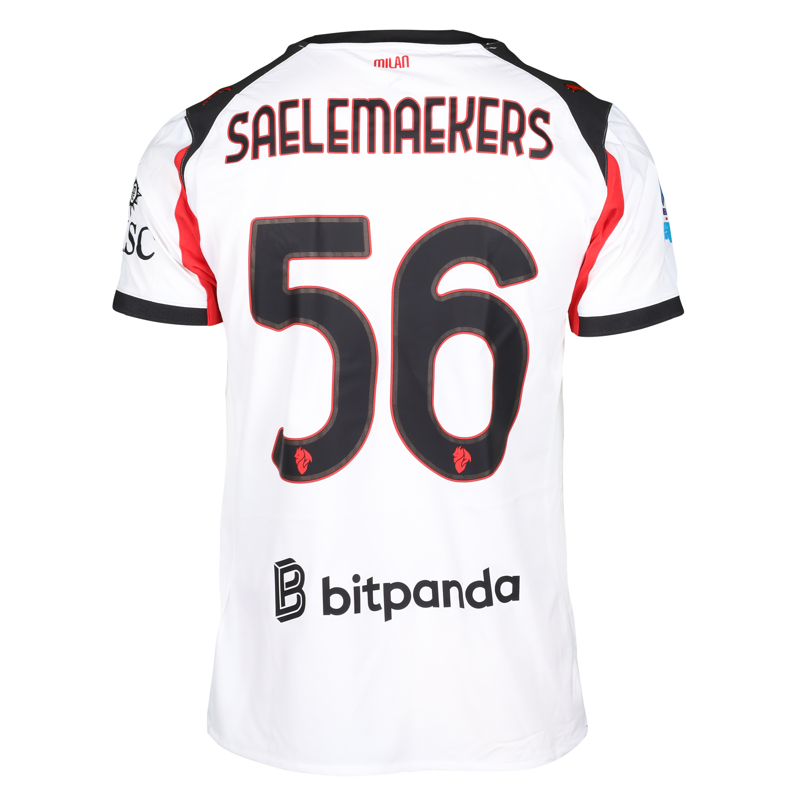 Alexis Saelemaekers | Atalanta BC - AC Milan | MatchWornShirt