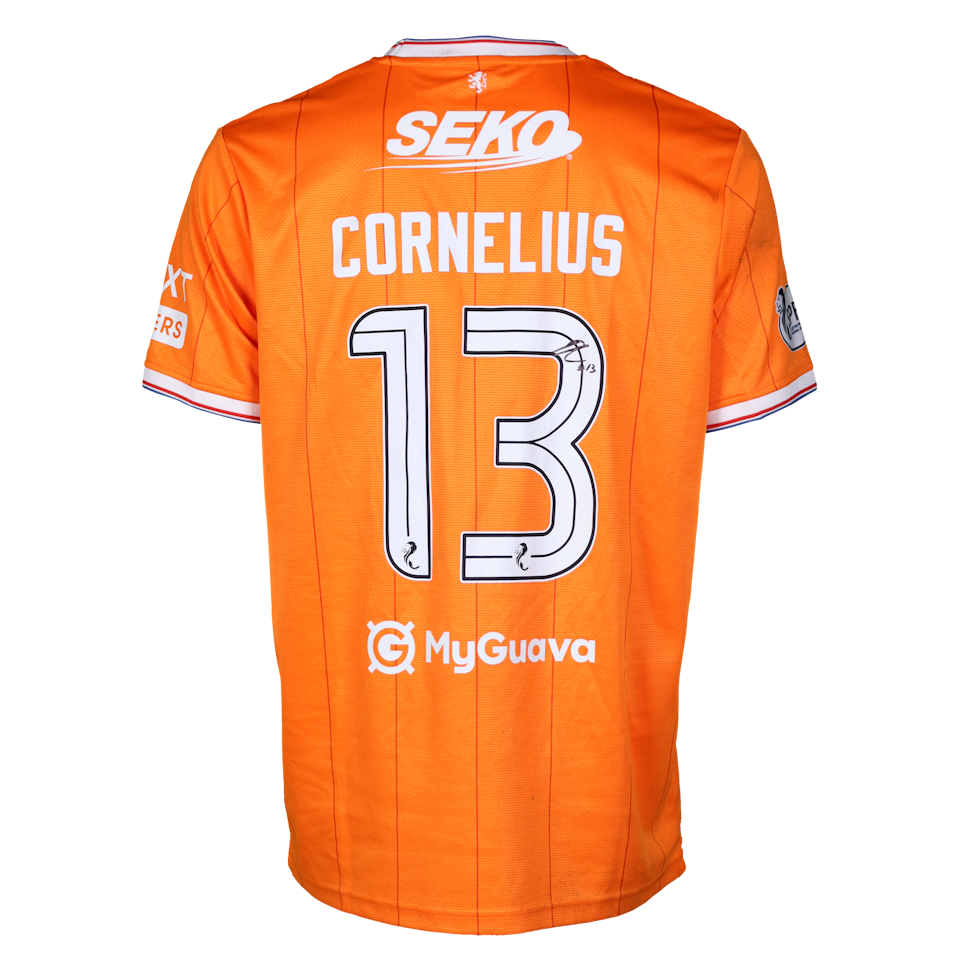 Derek Cornelius Rangers shirt