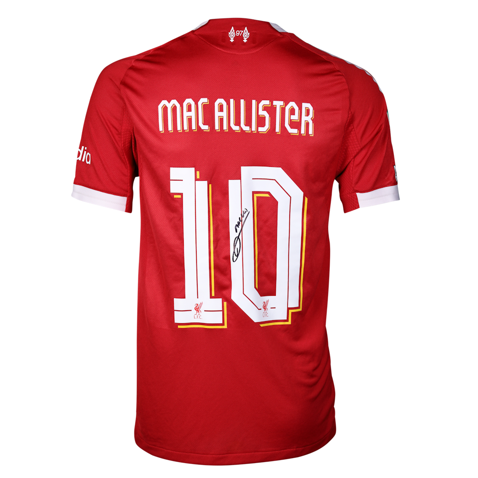 Alexis Mac Allister Liverpool shirt