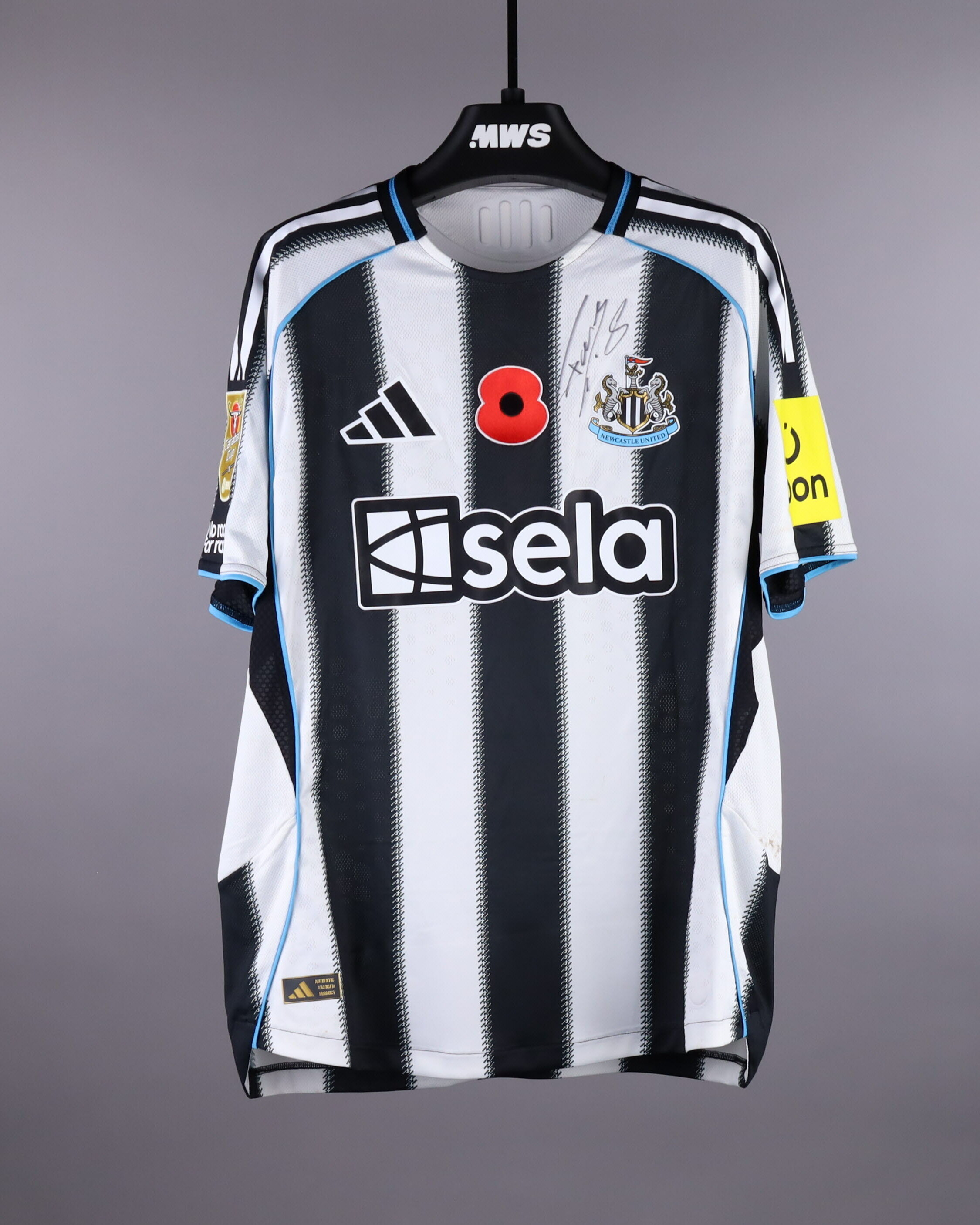 Official Newcastle United Soccer Game-Worn Jerseys Auctions