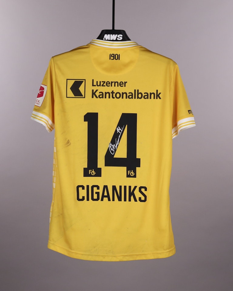 Andrejs Cigaņiks FC Luzern shirt